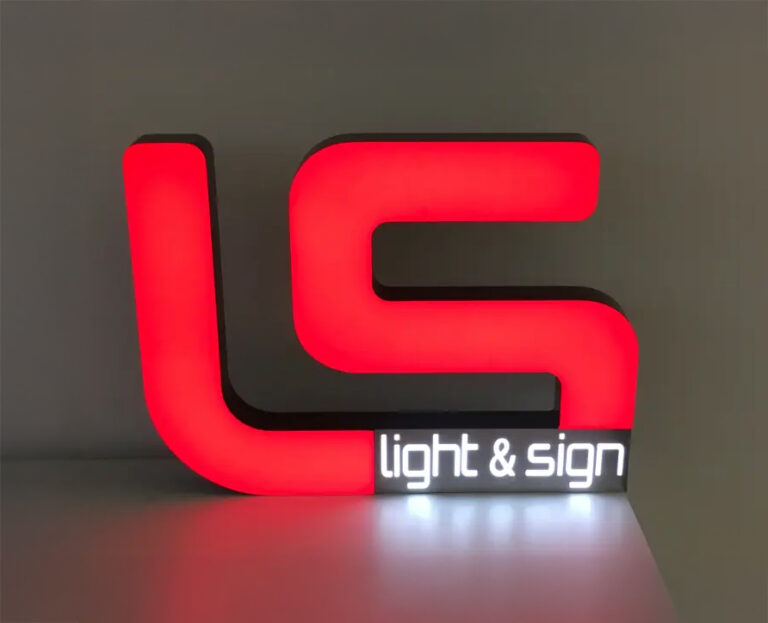 Beleuchtung von Light and Sign